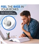 Philips Flexible Earhook Headphones - Secure Fit, Neodymium Drivers, Lightweight, Ergonomic Design, Durable Build, and 3.5mm Jack for Active Use