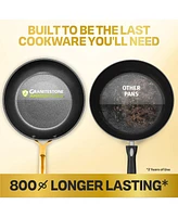 Granitestone Armor Max Gold 14 Piece Hard Anodized Ultra Release Cookware Set