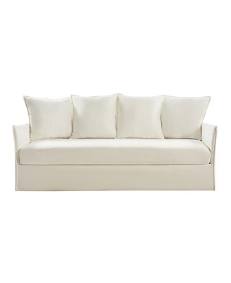Gottfried Modern 80.3" Slipcovered Sofa with Removable Seat and Back Cushions