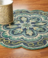 Lr Home Radiance Rdc-076 6' x 6' Round Area Rug