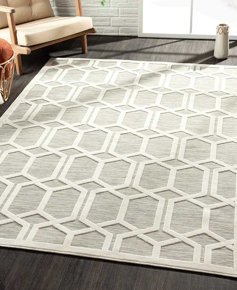 Lr Home Vance-107 7'9" x 9'9" Outdoor Area Rug