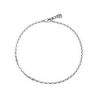 UNOde50 Sterling Silver Padlock Charms Necklace