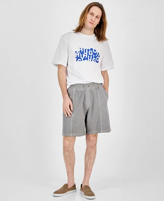Hugo by Boss Men's Nuralpo Elastic Waist French Terry 7-2/3" Shorts