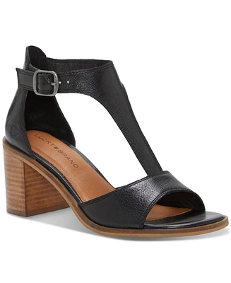 Lucky Brand Women's Sabeni T-Strap Block-Heel City Sandals