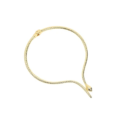 Sohi Women's The Serpent Torque Necklace