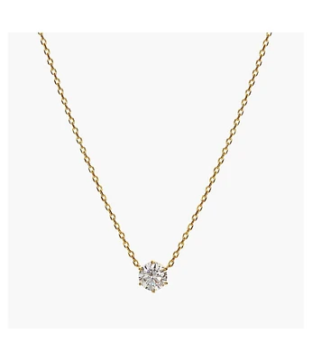 Sterling Silver 18k Gold Plated Estelle Necklace - Dainty, Summer Gift, Charming, Elegant