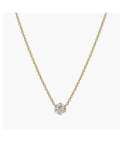 Sterling Silver 18k Gold Plated Estelle Necklace - Dainty, Summer Gift, Charming, Elegant