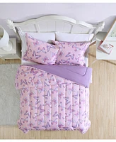 Alex + Bella Magical Butterfly 2-Piece Ultra Soft Microfiber Comforter Set - Twin