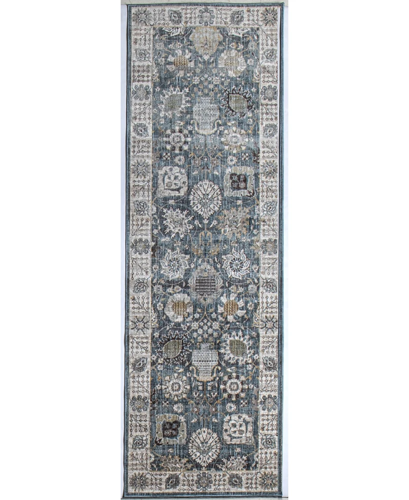Bashian Legacy LGC111 2'3"x8' Runner Area Rug