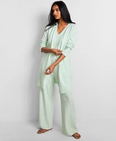State of Day Women's Sweater Knit Duster Robe, Exclusively at Macy's