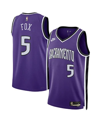 Nike Men's and Women's De'Aaron Fox Purple Sacramento Kings 2024/25 Swingman Jersey - Classic Edition
