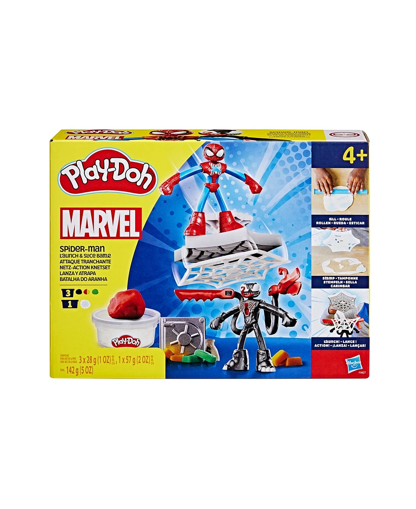 Play-Doh Marvel Spider-Man Launch Slice Battle