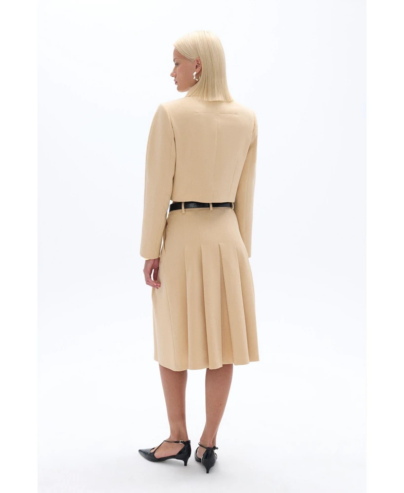 Nocturne Women's Shoulder Pad Crop Jacket