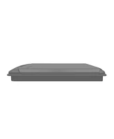 Rev-a-Shelf 35 qt. Trash Can Replacement Lid, Silver (Lid Only), Rv-35-lid-17-1