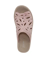 LifeStride Women's Susie Washable Slide Wedge Sandals