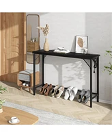 gaomon Console Table with Power Outlets & Usb Ports