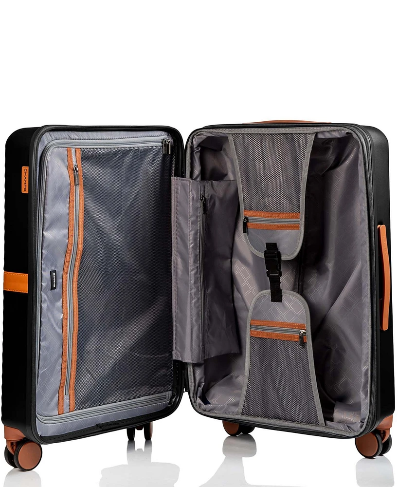 Champs 30" Vintage Ii Collection Large Check Luggage