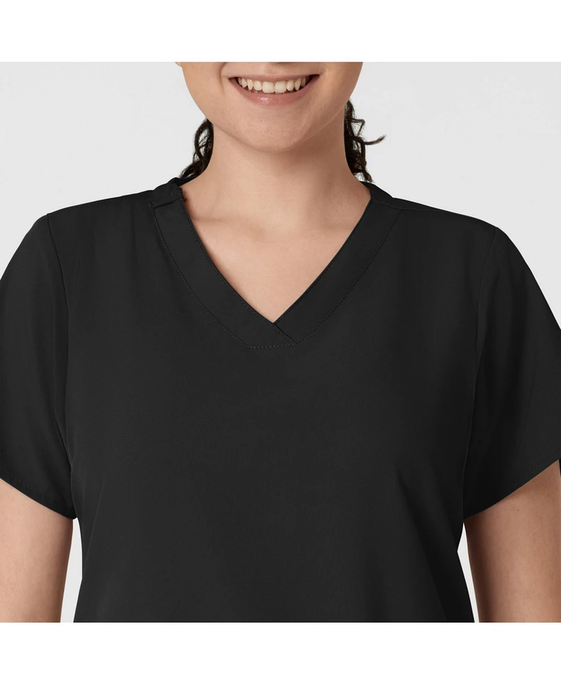 Wink Women's W123 Basic V-Neck Scrub Top