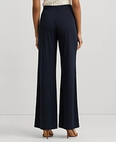 Lauren Ralph Lauren Stretch Jersey Wide-Leg Pants