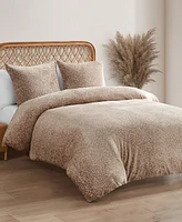 Jessica Simpson Plush Leopard 3-Pc. Comforter Set