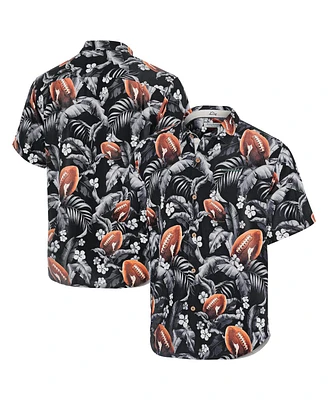 Tommy Bahama Men's Black Oregon Ducks Veracruz Cay First Down Blooms Button-Up Shirt