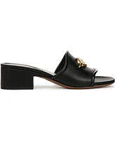 Franco Sarto Women's Noreen 2 Open Square Toe Block Heel Slide Sandals