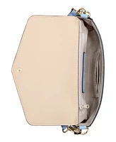 Nine West Peaches Flap Crossbody Bag with card case