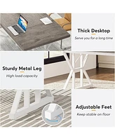 Tribesigns 70.8-Inch Executive Desk, Large Computer Office Desk Workstation, Modern Simple Style Laptop Study Writing Table Business Furniture fo