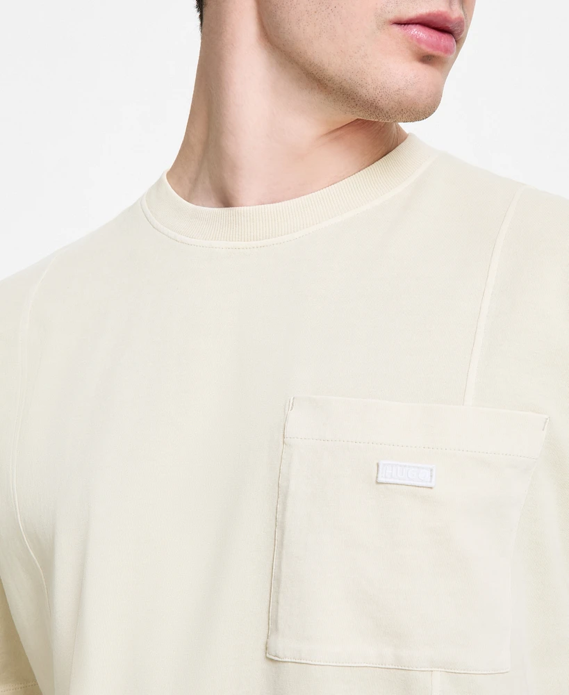 Hugo by Boss Men's Naimos Relaxed Fit Short Sleeve Pocket T-Shirt