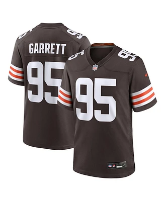 Nike Men's Myles Garrett Brown Cleveland Browns Team Game Jersey