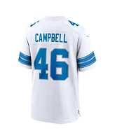 Nike Men's Jack Campbell White Detroit Lions Game Jersey