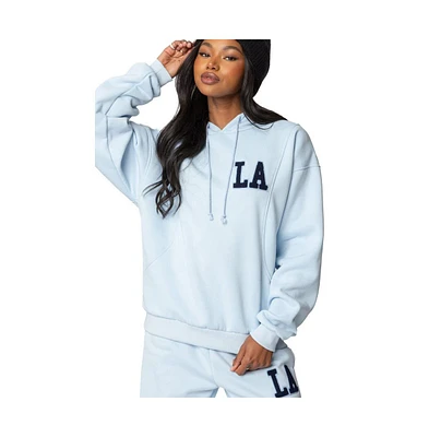 Edikted Womens La Love Oversized Hoodie
