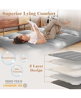 Gouun Foldable Futon Mattress with Washable Cover and Carry Bag for Sleeping and Camping