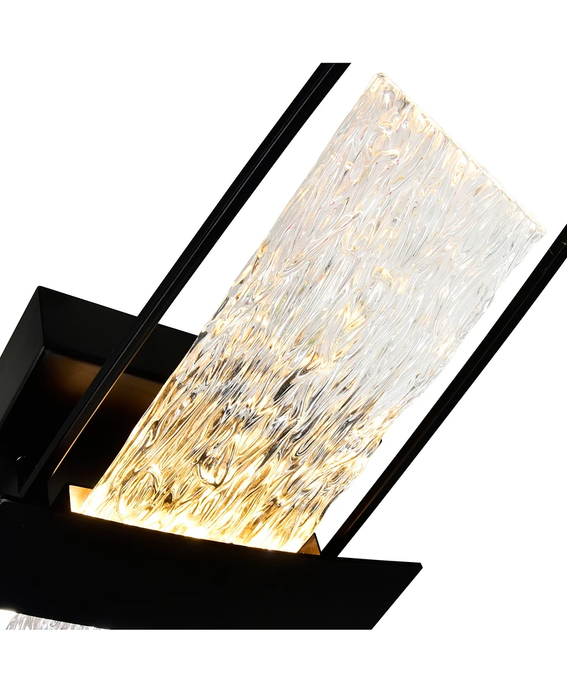 Cwi Lighting 26" Metal Guadiana Integrated Led Wall Light