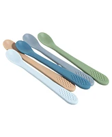 Sperric Toddler Silicone Essentials Set – Stacking Toy, Feeding Bibs, Suction Bowls with Spoons & First-Stage Bpa-Free, Safe To