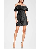 Women's The Blakely | Black Off-The-Shoulder Cocktail Dress