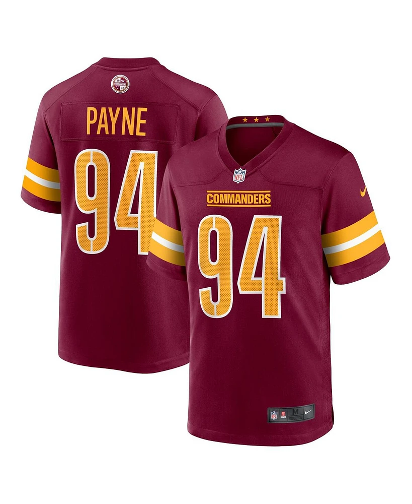Nike Men's Da'Ron Payne Burgundy Washington Commanders Game Jersey
