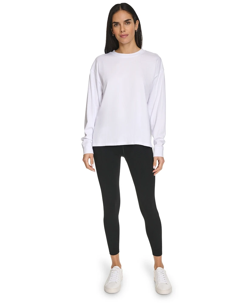 Calvin Klein Performance Women's Long-Sleeve Crewneck T-Shirt