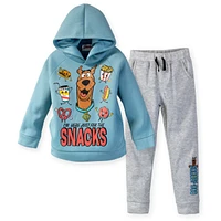 Scooby Doo Little Boys Scooby-Doo SizeRangeDescription1 Fleece Hoodie & Pants SizeDescription1
