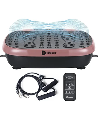 LifePro Compact Vibration Plate Exercise Machine, Mini Full Body Vibration Platform for Lymphatic Drainage & Pain Relief