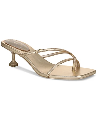 Circus Ny by Sam Edelman Juliet Strappy Kitten-Heel Dress Sandals