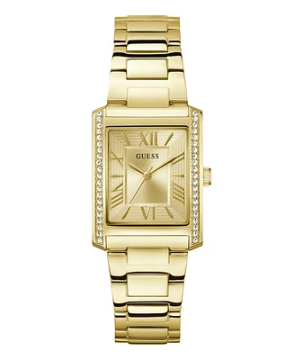 Guess Women's Analog Gold Tone Stainless Steel Watch, 27mm