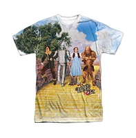 Wizard Of Oz Mens On The Road Short Sleeve Adult Poly Crew Tee / T-Shirt