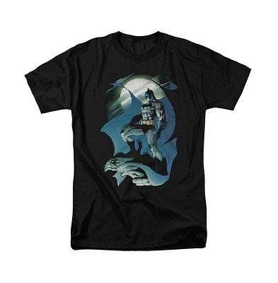 Batman Men's Glow Of The Moon Short Sleeve Adult Tee / T-Shirt