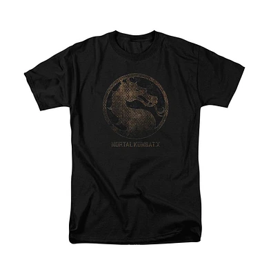 Mortal Kombat X Mens Metal Seal Short Sleeve Adult Tee / T-Shirt