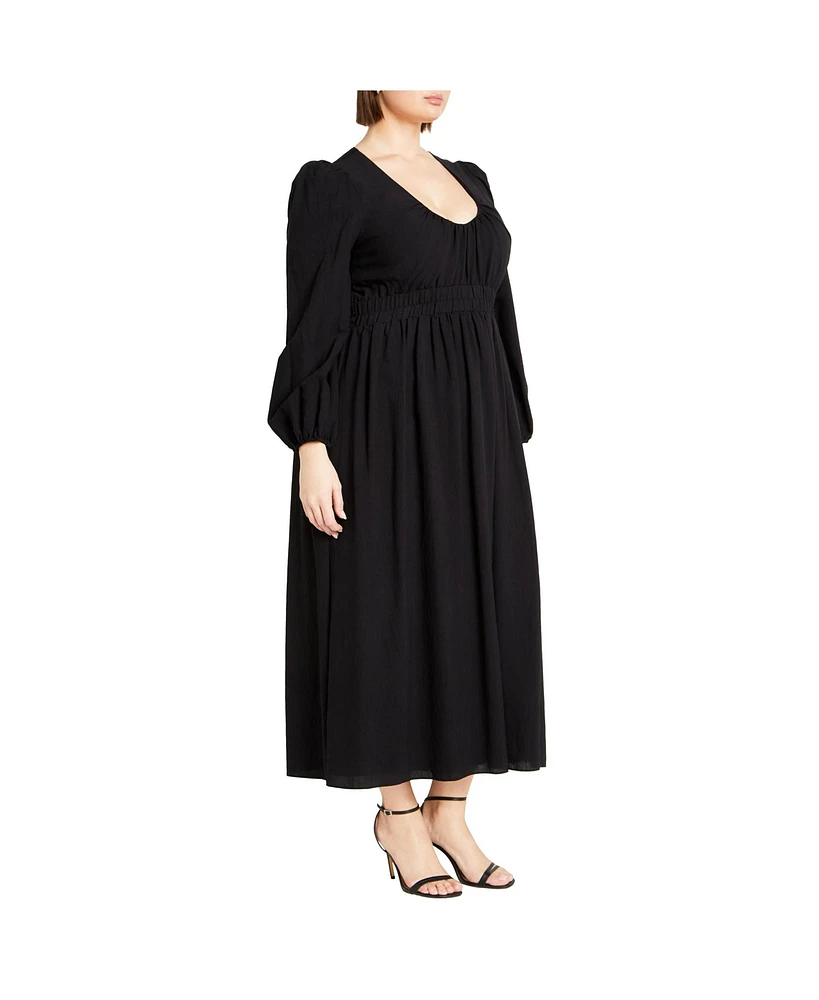 City Chic Plus Keyla Maxi Dress