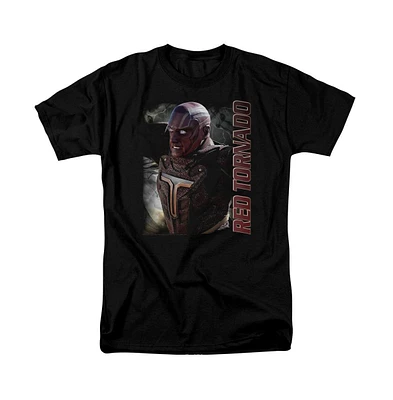 Supergirl Mens Red Tornado Short Sleeve Adult Tee / T-Shirt