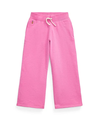 Polo Ralph Lauren Big Girls French Terry Wide-Leg Sweatpant