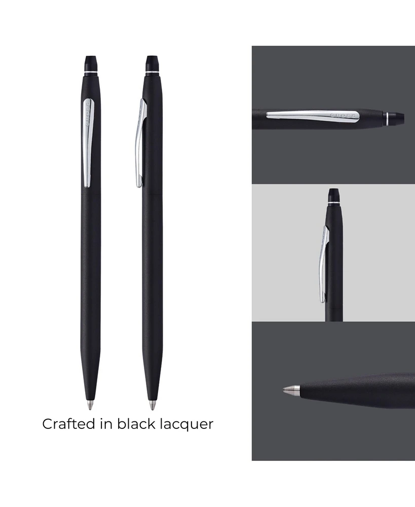 A. T. Cross A.t. Cross Click Classic Black with Chrome Appointments Ballpoint Pen