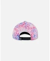 Deux par Deux Girl Printed Cap Pink With Bubble Effects - Toddler|Child